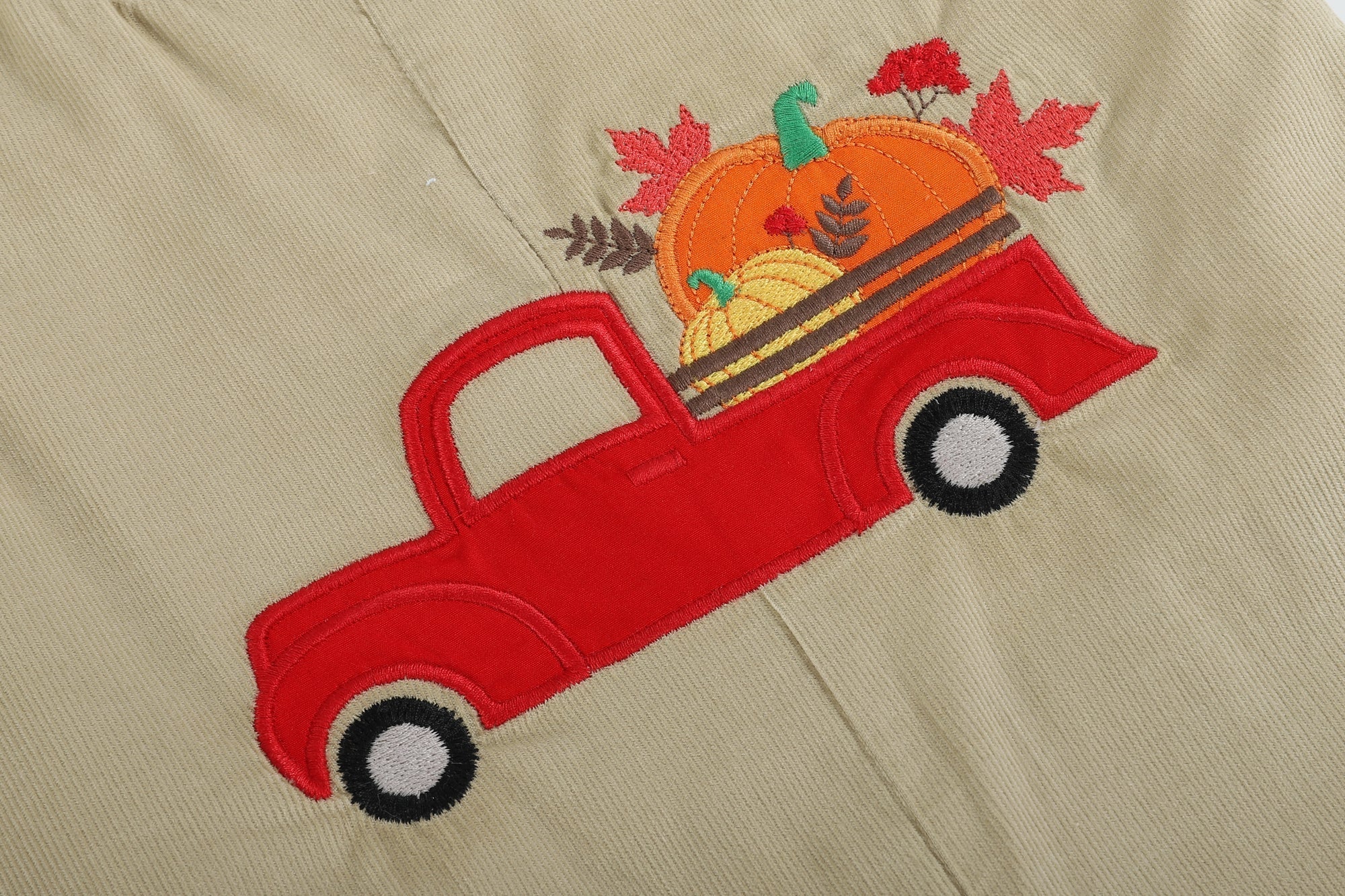 Tan Pumpkin Truck Longalls