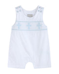 White and Blue Holy Smocked Jon Jon