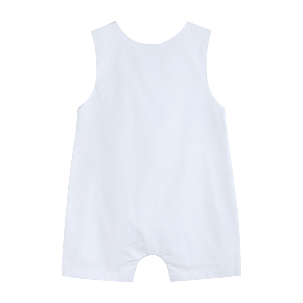 White and Blue Holy Smocked Jon Jon