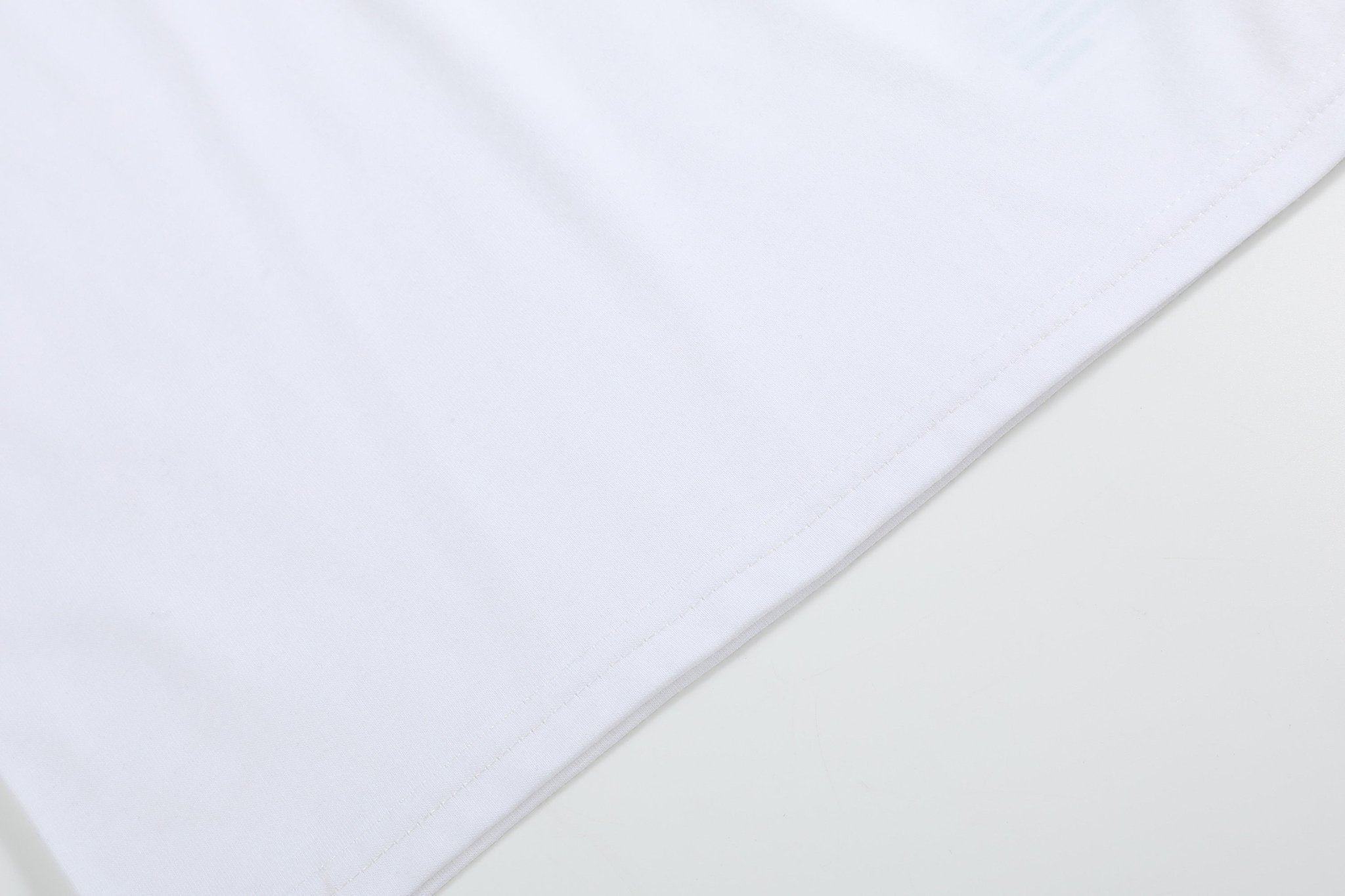 White Cotton Layering Girls Shirt